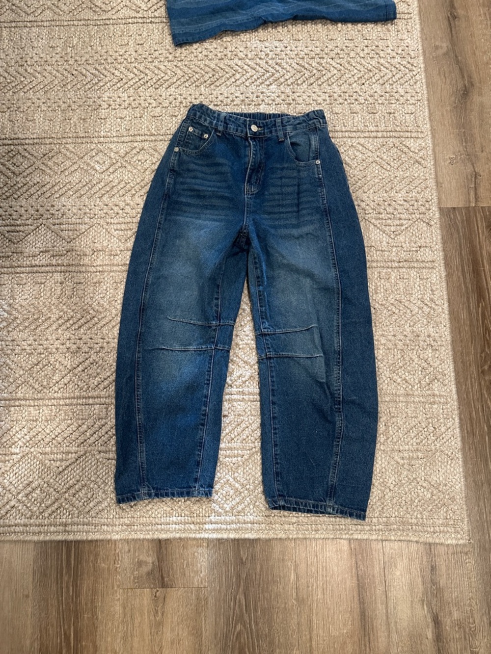 Women’s Relaxed Dark Blue Denim Jeans S